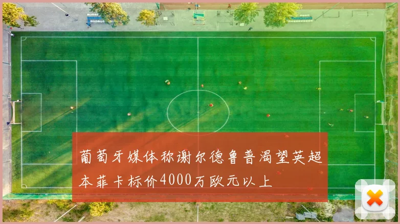 葡萄牙媒体称谢尔德鲁普渴望英超本菲卡标价4000万欧元以上